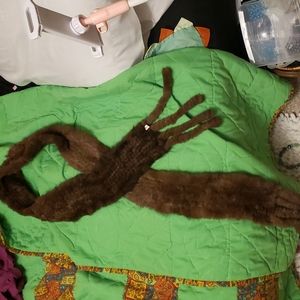 Mink scarf
